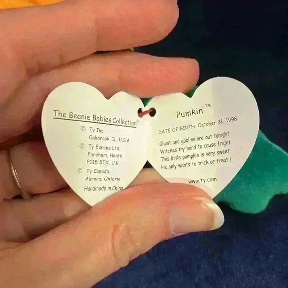 1998 Pumpkin Ty Beanie Baby - Picture 2 of 5